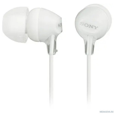  Sony MDR-EX15AP W Вкладыши-гарнитура закр.типа, белый