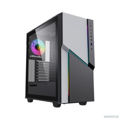  Gamemax Корпус ZORRO BLACK без БП (Midi Tower, Черный., 1*USB3.0, 1*USB Type-C, COC fan)