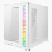  Ginzzu V580 RGB подсветка, закаленное стекло 1*USB 3.0,1*USB 2.0, AU Белый ATX