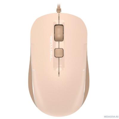  Мышь A4Tech Fstyler FM26 серебристый оптическая (1600dpi) USB (4but)
