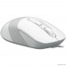  Мышь компьютерная A4Tech Fstyler FM10S белый/серый 1600dpi/USB/4but