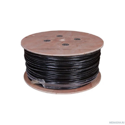 Rexant (01-1122-R) Кабель U/UTP, CAT 5е, PE, 25х2х0,48мм, внешний, черный, РФ