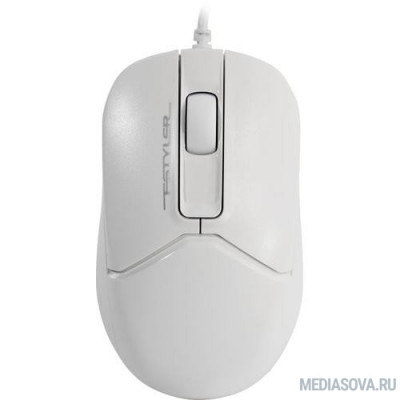  Мышь A4Tech Fstyler FM12S белый оптическая (1200dpi) silent USB (3but)