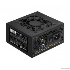 Exegate EX292236RUS Блок питания 500W ExeGate M500 (SFX, APFC, КПД 87% (80 PLUS Silver), 8cm fan, 24pin, 4+4pin, 3xSATA, 2xIDE, FDD, black)