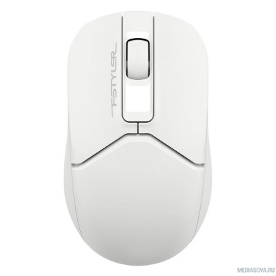 Мышь A4Tech Fstyler FG12 белый оптическая (1200dpi) беспроводная USB (3but)