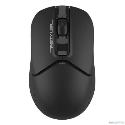  Мышь A4Tech Fstyler FG12S черный оптическая (1200dpi) silent беспроводная USB (3but)