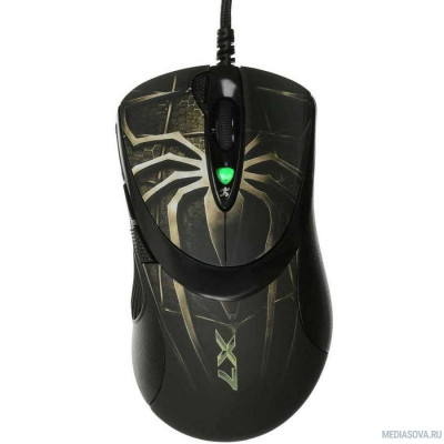 Мышь A4Tech Oscar Editor XL-747H коричневый/рисунок лазерная (3600dpi) USB2.0 (6but)