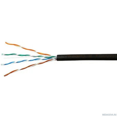  SkyNet Кабель Standart UTP outdoor 4x2x0,48, медный, FLUKE TEST, кат.5e, однож., 100 м, box, черный [CSS-UTP-4-CU-OUT/100]