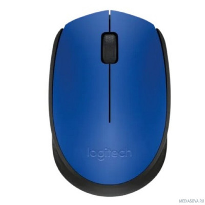  Мышь компьютерная Logitech USB OPTICAL WRL M170 BLUE (910-004647)