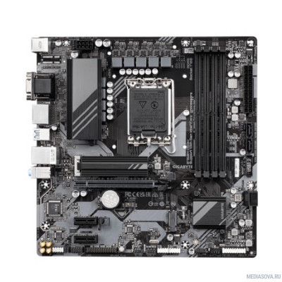 Материнская плата Gigabyte B760M DS3H Soc-1700, Intel B760, 4xDDR5-4800 mATX, Ret