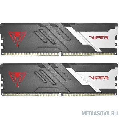 Оперативная память  Память DDR5 2x32GB 6400MHz Patriot PVV564G640C32K Viper Venom RTL Gaming PC5-51200 CL32 UDIMM 288-pin 1.4В с радиатором Ret