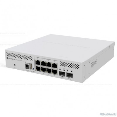  MikroTik CRS310-8G+2S+IN Коммутатор управляемый, 8*1gbit RJ45, 2*SFP+, indoor, rOSv7