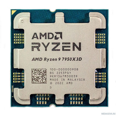  Процессор CPU AMD Ryzen 9 7950X3D OEM (100-000000908) 4.2GHz/AMD Radeon