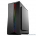  Gamemax Shine G517 ATX case, black, w/o PSU,w/1xUSB3.0+2xUSB2.0, HD-Audio , w/1x12mm FR1x12cm Ring ARGB Fan(FN-12Rainbow-N)
