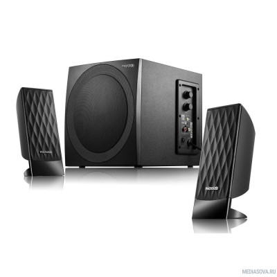  MICROLAB M-300 черный 38 Вт RMS, Распределение мощности 12 Вт х 2+14 Вт, Частотная характеристика 40-20 кГц, Соотношение сигнал/шум 80 дБ