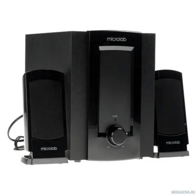  MICROLAB M-310 черный 35 Вт (сабвуфер 15 Вт, сателлит 10 Вт *2), Гармонические искажения: < 0,5% 1 Вт 1 кГц, Частотная характеристика: 30 Гц - 20 кГц, Отношение сигнал/шум: > 75 дБ, Разделение: >45 д