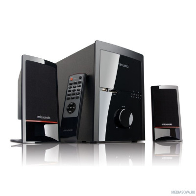  MICROLAB M-700U черный 46 Вт RMS, Распределение мощности 14х2+18 Вт, Частотная характеристика 35-20 кГц,, Соотношение сигнал/шум 75 дБ