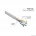  REXANT (02-0005 ) Кабель витая пара U/UTP, CAT 5e, PVC, 4х2х0,52 мм, 24AWG, INDOOR, SOLID, серый, 305 м
