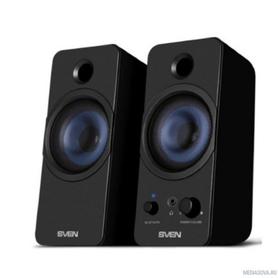  АС SVEN 431, чёрный, USB, акустическая система 2.0, мощность 2x3 Вт(RMS), Bluetooth