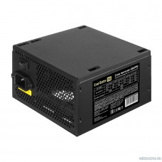 Блок питания 500W ExeGate 500PPE (ATX, APFC, PC, КПД 80% (80 PLUS), 12cm fan, 24pin, 2x(4+4)pin, 2xPCI-E, 5xSATA, 3xIDE, black, кабель 220V в комплекте)