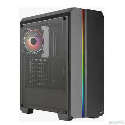  Корпус MidiTower AEROCOOL GENESIS-G-BK-V2 black (ATX, без БП, FRGB, 2xUSB2.0+USB3.2) (4711099473892)