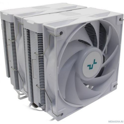  Устройство охлаждения(кулер) Deepcool AG620 Digital Wh ARGB Soc-AM5/AM4/1151/1200/2066/1700 4-pin Al+Cu 260W 1370gr LED Ret