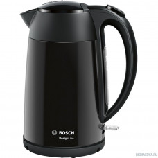 Чайник электрический Bosch TWK3P423 1.7л. 2400Вт черный (корпус: нержавеющая сталь)
