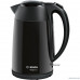  Чайник электрический Bosch TWK3P423 1.7л. 2400Вт черный (корпус: нержавеющая сталь)