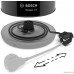  Чайник электрический Bosch TWK3P423 1.7л. 2400Вт черный (корпус: нержавеющая сталь)