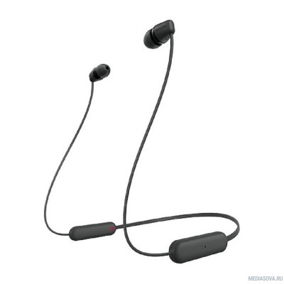  Sony WI-C100 черный беспроводные bluetooth шейный обод