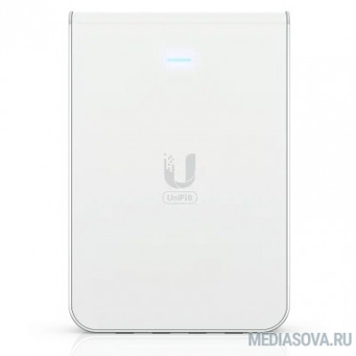  UBIQUITI UniFi 6 AP In-Wall (U6-IW) 2,4+5 ГГц, Wi-Fi 6, 4х4 MU-MIMO, 5х 1G RJ45