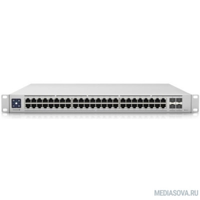  UBIQUITI USW-Enterprise-48-PoE PoE-коммутатор в стойку, 48х 2.5G RJ45, 4х 10G SFP+, раздача 720 Вт