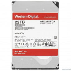 22TB WD Red Pro (WD221KFGX) Serial ATA III, 7200- rpm,512Mb, 3.5