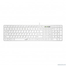 Клавиатура Genius SlimStar 126 White USB [31310017410]