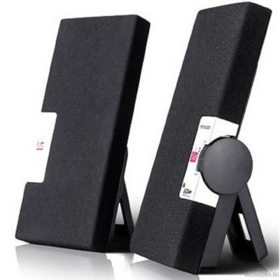  MICROLAB B55 черный 4 Вт, Распределение: 2 Вт x 2 RMS, Гармонические искажения: 1 %, 1 Вт на 1 кГц, Частотный диапазон: 80 Гц - 18 кГц, Отношение сигнал/шум: > 65 дБ