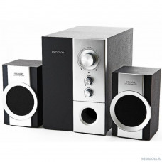 MICROLAB M-590 серебро 14 Вт RMS, Распределение мощности: 4 Вт x 2 + 6 Вт, Гармонические искажения: < 0,3% 1 Вт 1 кГц, Частотная характеристика: 35 Гц - 30 кГц, Соотношение сигнал/шум: > 70 дБ