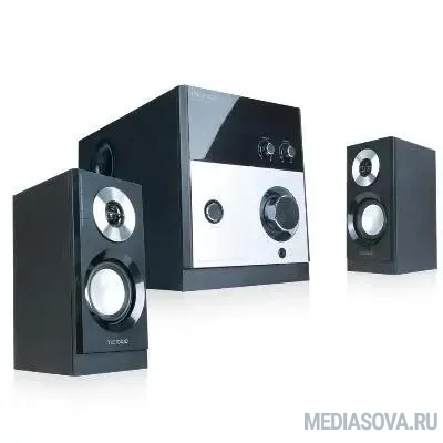  MICROLAB M-880 черный/серебро 59 Вт RMS, Распределение мощности 16х2+27 Вт, Частотная характеристика 50-20 кГц, Соотношение сигнал/шум 75 дБ