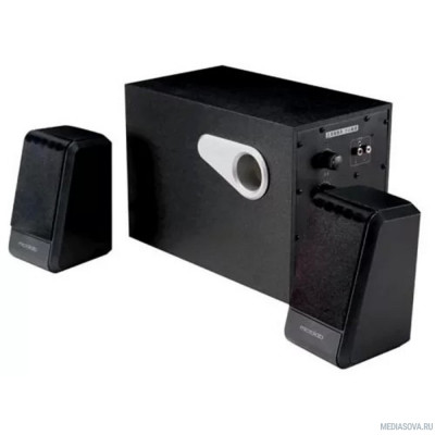  MICROLAB M280BT черный 8 Вт x 2 + 30 Вт среднеквадратичная, Гармонические искажения: < 0,3% 1 Вт 1 кГц, Частотная характеристика: 35 Гц - 20 кГц, Отношение сигнал/шум: > 75 дБ, Разделение: >45 дБ