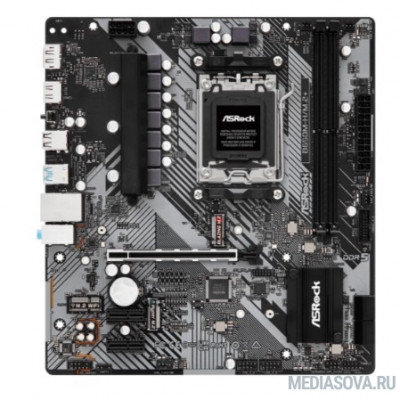 Материнская плата B650M-H/M.2+, Socket AM5, AMD B650, 2xDDR5-5200, HDMI+DP, 1xPCI-Ex16, 2xPCI-Ex1, 4xSATA3(RAID 0/1/10), 2xM.2, 8 Ch Audio, 1x2.5GLan, (2+4)xUSB2.0, (3+2)xUSB3.2, (1+0)xUSB3.2 Type-C™, mATX, RTL