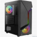  Корпус MidiTower AEROCOOL SCAPE-G-BK-V2 black (ATX, без БП, FRGB, USB2.0+USB3.2) (4711099471546)