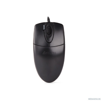  Мышь проводная A4TECH OP-620DS black (USB, оптическая, 1200dpi, 3but) (OP-620DS)
