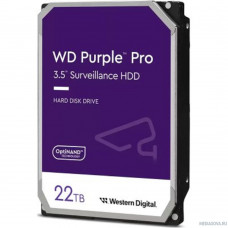22TB WD Purple Pro (WD221PURP) Serial ATA III, 7200- rpm, 512Mb, 3.5