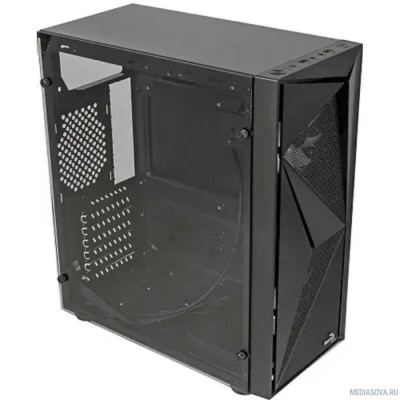  Корпус MidiTower AEROCOOL GLIDER COSMO-G-BK-V1 black (ATX, без БП, FRGB, 2xUSB2.0+USB3.2) (4710562754124)