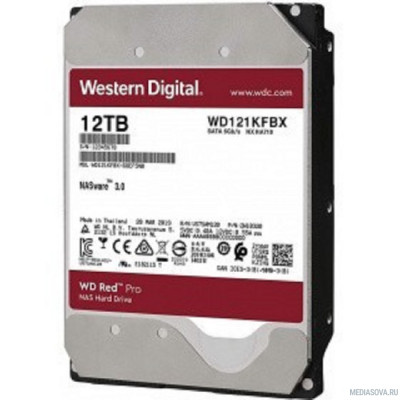 Жесткий диск 12TB WD Red Pro (WD121KFBX) Serial ATA III, 7200- rpm, 256Mb, 3.5