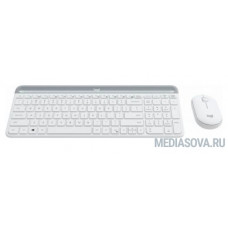 920-009207 Logitech Клавиатура + мышь MK470 WHITE оригинальная заводская гравировка RU/LAT 