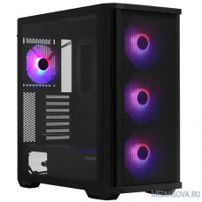 Корпус ZALMAN Z10 PLUS, без БП, боковое окно (закаленное стекло), черный,  ATX
