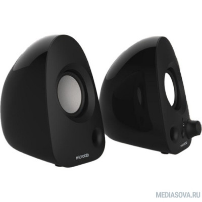  MICROLAB B19 черный 6 Вт RMS, Распределение мощности 3 Вт X 2, Гармонические искажения: < 0,5% (1 Вт 1 кГц), Частотная характеристика: 40 Гц - 20 кГц, Чувствительность: 380 мВ