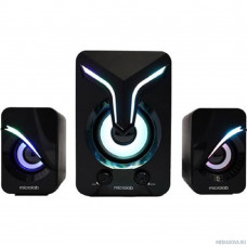 MICROLAB U270 Phenix черный 5 Вт + 3 Вт x2, Гармонические искажения: < 0,5% (1 Вт 1 кГц), Частотная характеристика: 20 Гц - 20 кГц, Чувствительность: 1000 мВ, Соотношение сигнал/шум: > 85 дБ, Раздел