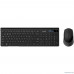  Клавиатура + мышь Genius Smart KM-8230 BLACK USB,1 мини-ресивер на оба устройства,104 кл кнопка SmartGenius,  мембранная,800-1600 DPI [31340015408]
