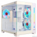 Ginzzu V490 RGB подсветка, контроллер CRC6, 3* 12R6 FAN 12CM RGB, закаленное стекло 1*USB 3.0,1*USB 2.0, AU Белый mATX